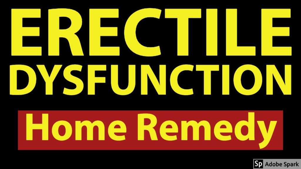 9 Erectile dysfunction treatments at home